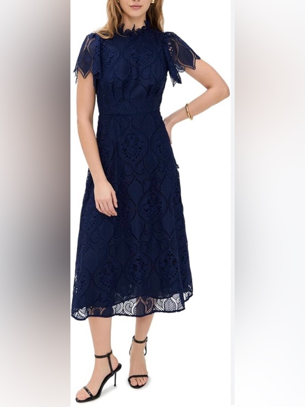 SHOSHANNA norma dress in navy